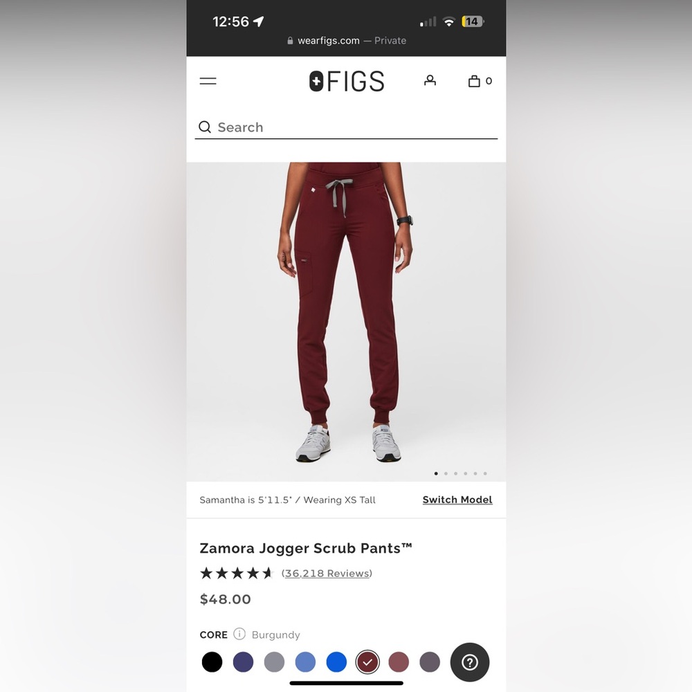 FIGS Zamora jogger scrub pants